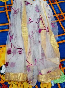 Purple Embroidered Lehenga Choli with Dupatta 💜