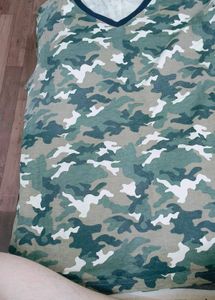 Camouflage Print  Tshirt