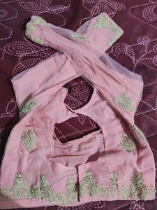 Embroidered Pink Blouse