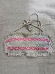 Beach Type Tube Bra Top With Pads