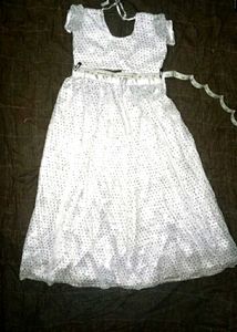 Beautiful Stitched Skirt And Blouse For Girls