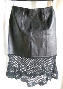 Genuine Leather Skirt