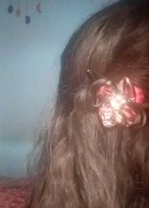 Handmade Plaid Flower Hair Clips