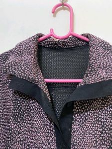 Button-down Net Top B-38-40 L-23 S-19