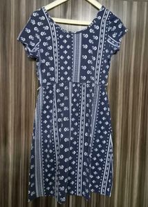 Patterned Casual Dress