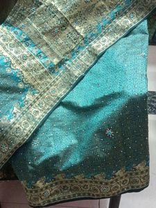 Elegant Green Ethnic Saree