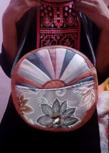 Unique Handmade Patchwork Floral Shoulder Bag