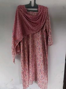 Pure Cotton Florap Print Kurti Set(40-42) Bust