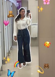 Textured White Shirt