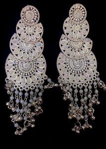 Silver Statement Earrings