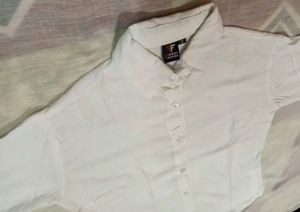 Office Formal Women Shirt White