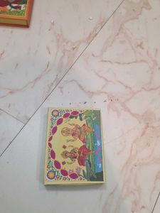 ganesh laxmin silver coin empty box