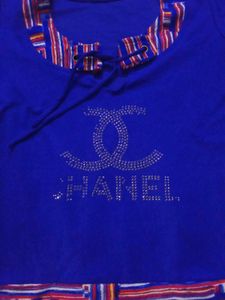 Blue Chanel Inspired T-shirt