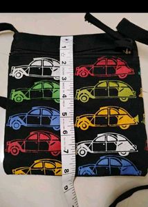Funky Car Print Pouch