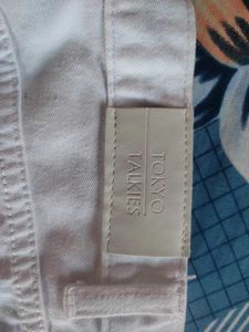 White Straight Leg Jeans