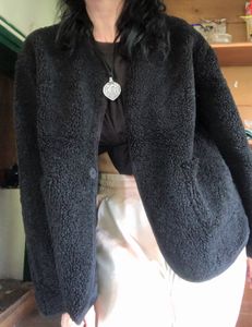 Cozy Black Sherpa Jacket