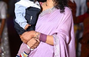 Elegant Lavender Saree