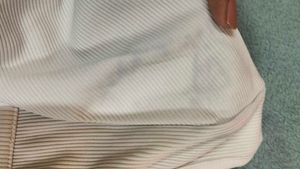 Ribbed Tie-Front Long Sleeve Top