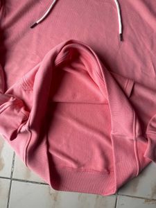 Unisex Pink Pullover Hoodie