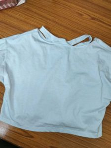 Cotton Embroidery Rose Short Sleeve