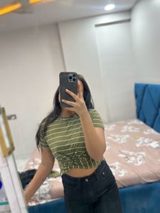 Striped Crop Top