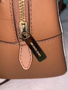 Michael Kors Vanilla &amp; Acorn Marilyn Logo Med Satc