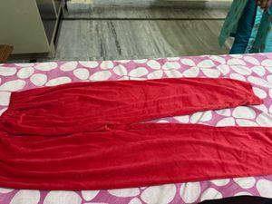 Red Velvet Hooded Jacket