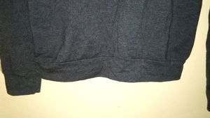 Grey Hoodie Top