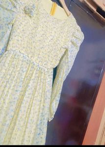 Light Yellow Dress For Girl Or Woman 30 Bust