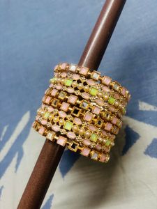 Elegant Pastel Bangle Set
