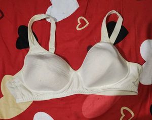 Comfortable White Bra
