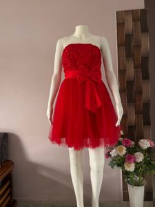 Red Short Party Dress