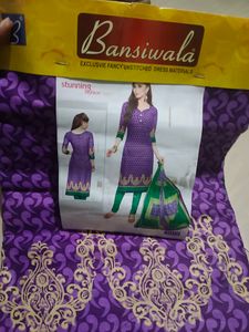 3 Piece cotton Fabric For Suit And Salwar