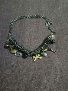Gothic Style Charms Full Black Neckpiece