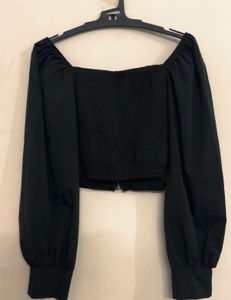 Off Shoulder Crop Top