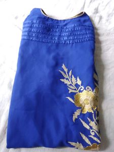 Elegant Blue Embroidered Kurta