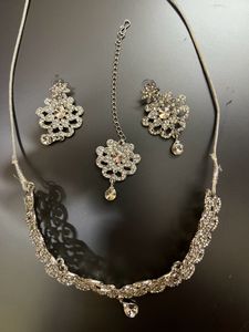 SILVER NECK SET