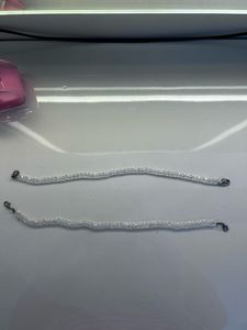 Lilac Faux Fur Beaded Shoulder Bag