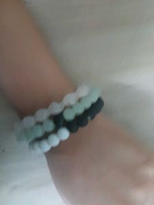 Set Of 3 Beads Bracelet