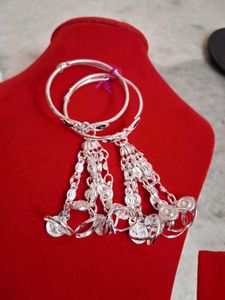 Beautiful New Born Babies Silver Bracelet