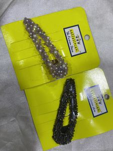 Stone Hair Clips