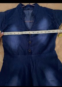 Denim Skirt And Top Combo WithTop