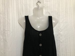 Bachata Black Sleeveless Top