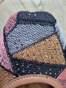 Colorful Embroidered Flats