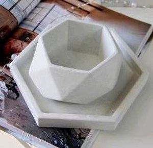 Modern Geometric Concrete mini Planter