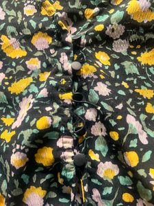 black floral crop top