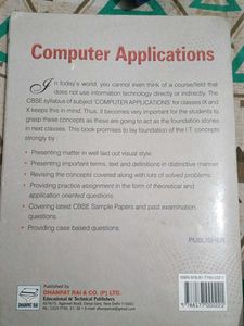 Computer Applications Textbook for Class X