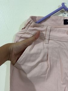 Pink Women&#39;s Trousers