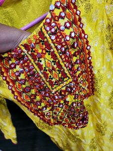 Yellow Embroidered Kurta