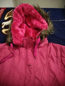 Woolen Jacket With Cap